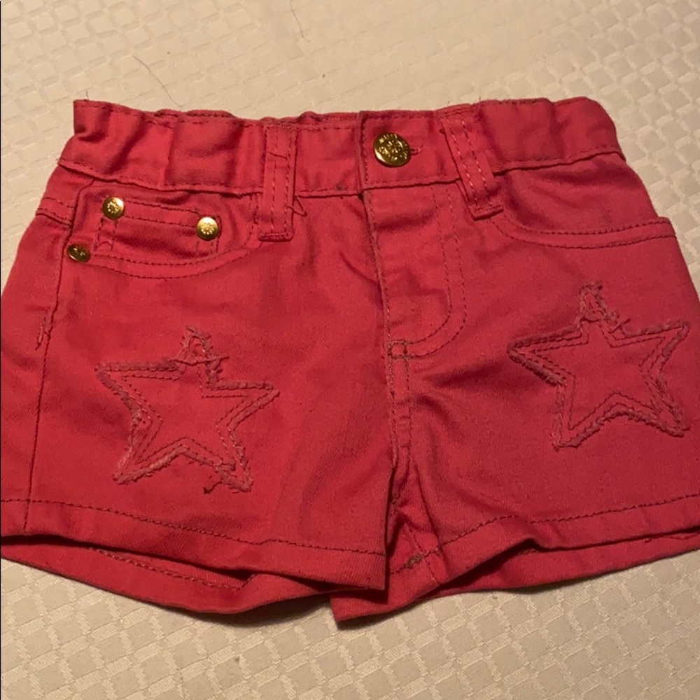 Cute rockstar toddler shorts